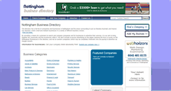 Desktop Screenshot of nottingham-business.co.uk